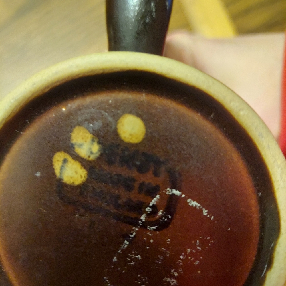 Denby Arabesque Samarkand Grand Mug MCM Brown Flower Abstract 12oz - Picture 5 of 6